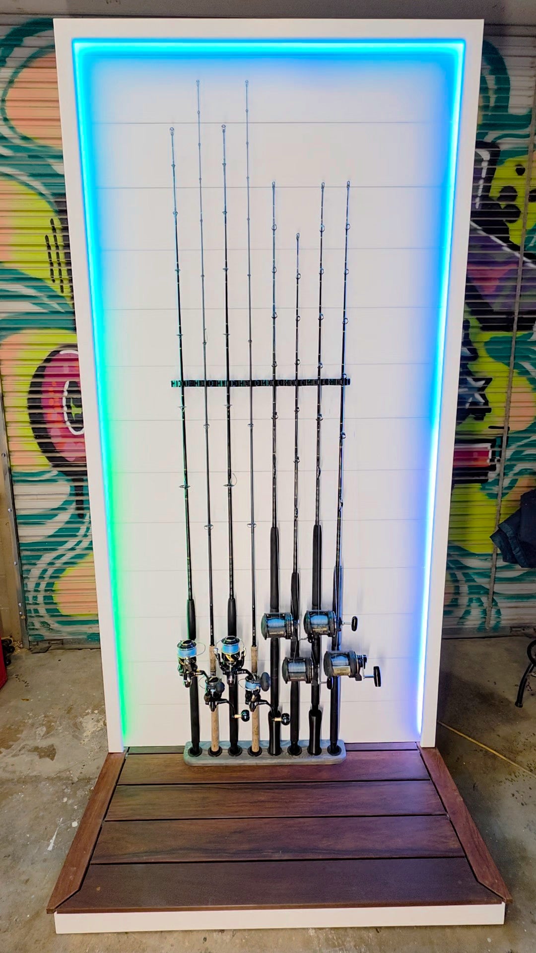 big game fishing rod holders LIL GUIDE HOLDER 510-H in UV resistance protects the fishing rod rack from salt air and prolonged sun exposure Du-Bro Tournament Fishing Rod Holder