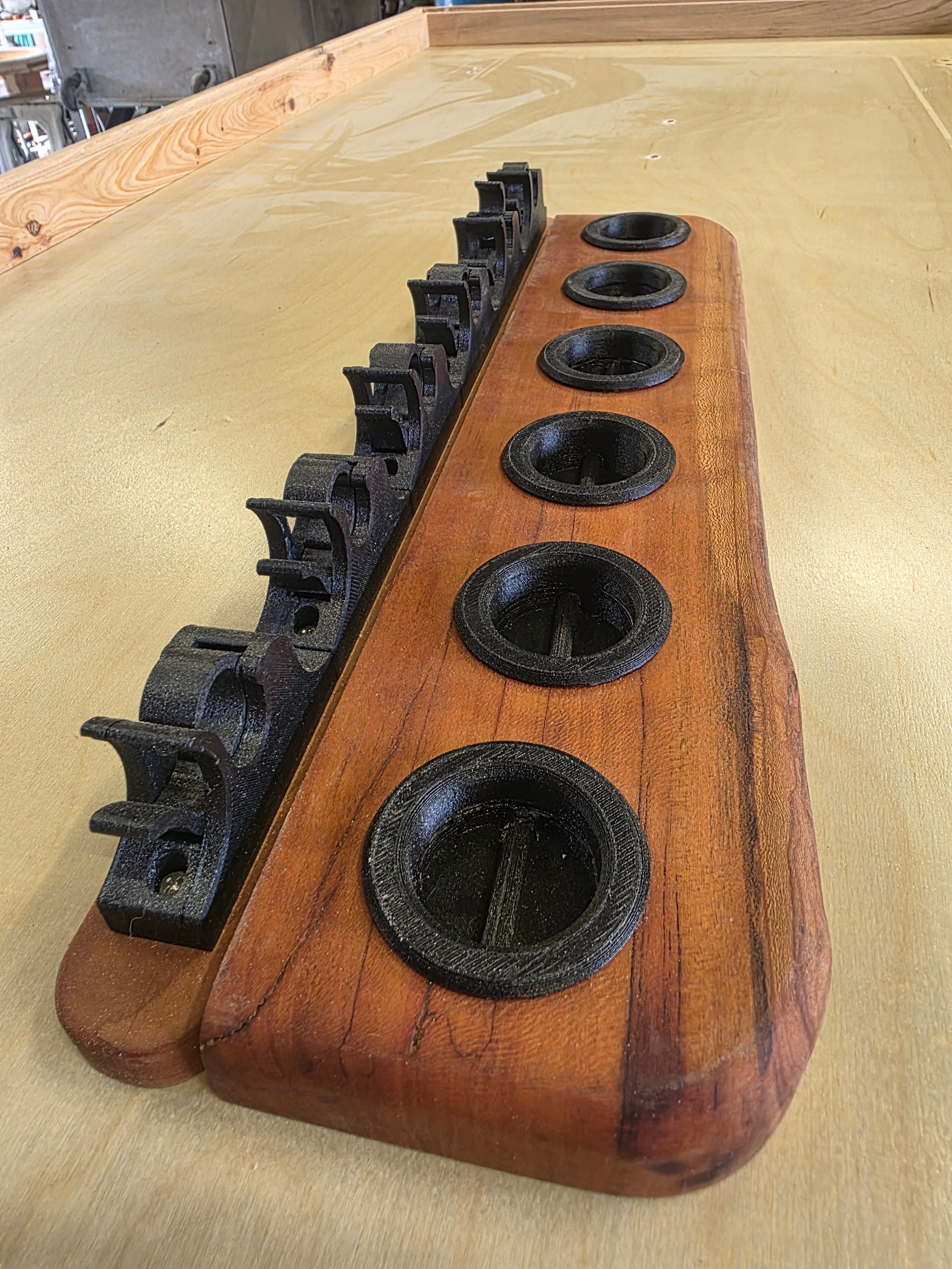 BGB 6 Rod wall mount