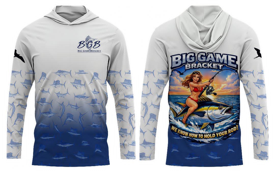 BGB We Know How to Hold Your Rod Performance Hoodie – UPF 50+ Fishing Shirt